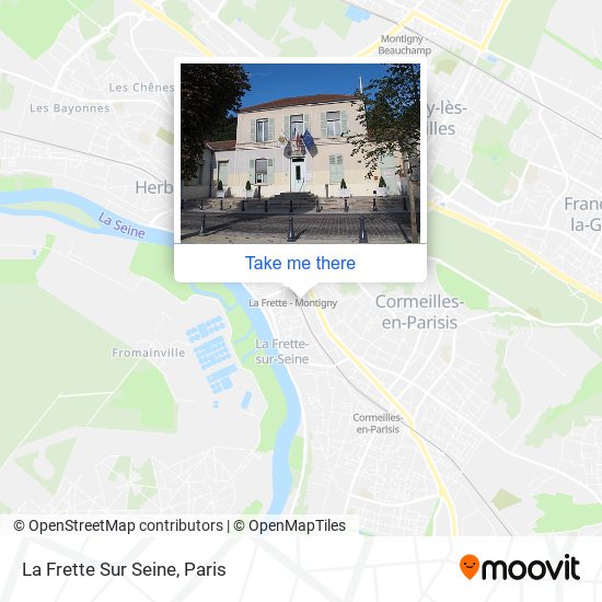 La Frette Sur Seine map