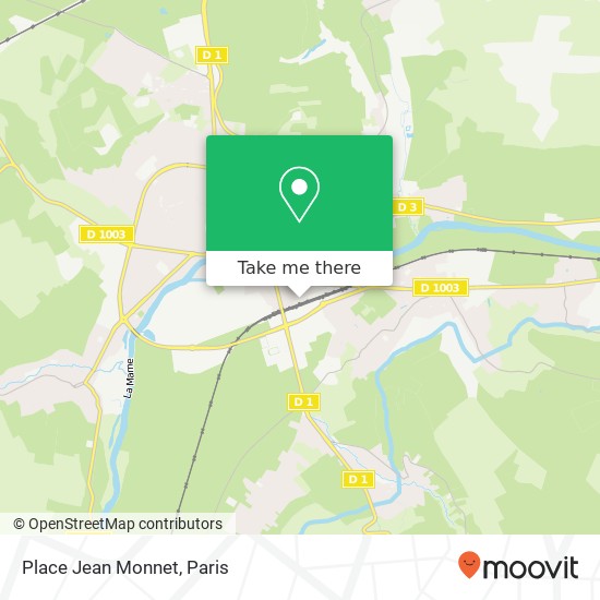 Place Jean Monnet map