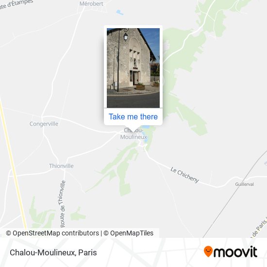 Chalou-Moulineux map
