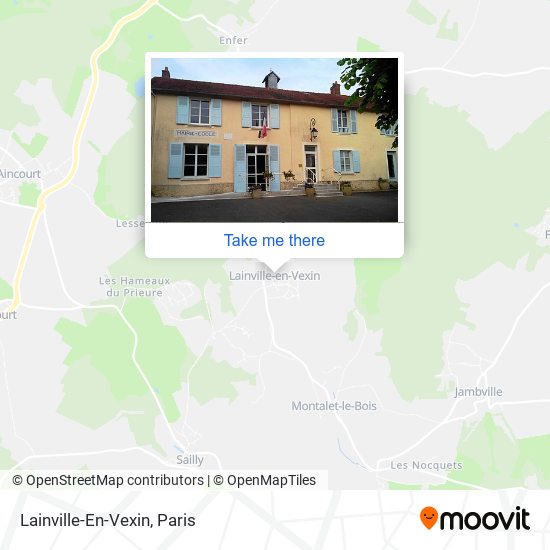 Mapa Lainville-En-Vexin