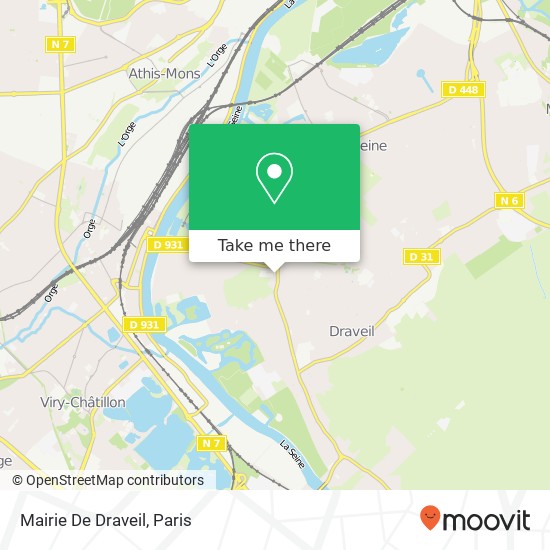 Mapa Mairie De Draveil