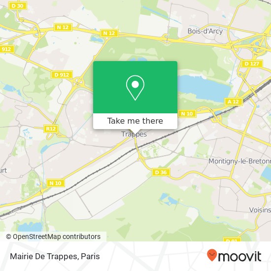 Mapa Mairie De Trappes