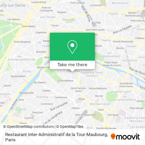 Restaurant Inter-Administratif de la Tour-Maubourg map