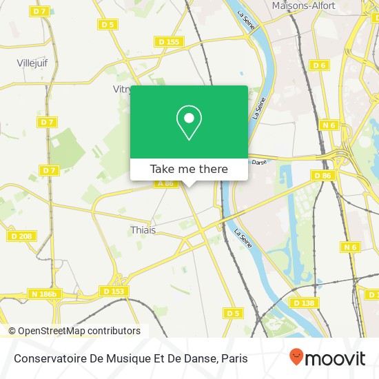 Mapa Conservatoire De Musique Et De Danse