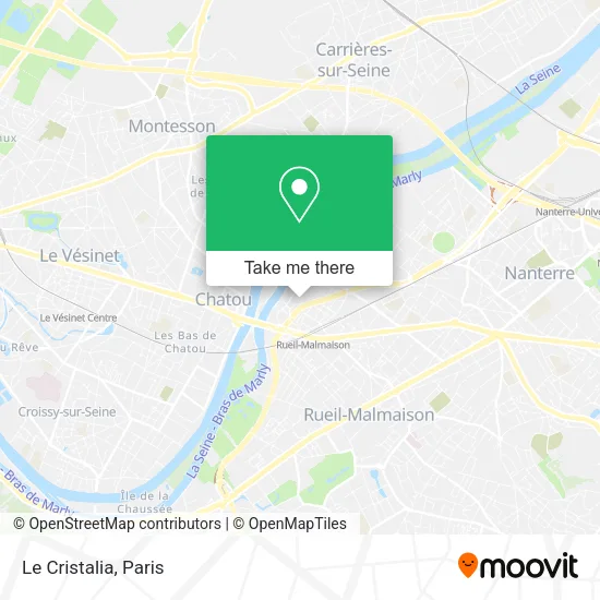 Le Cristalia map