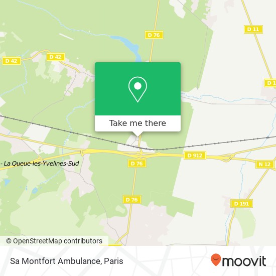 Sa Montfort Ambulance map