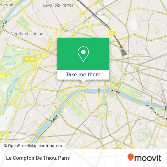 Le Comptoir De Thiou map