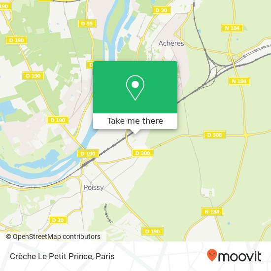 Crèche Le Petit Prince map