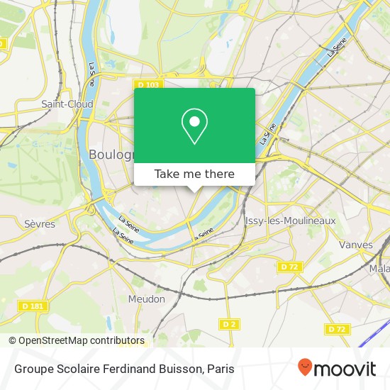 Mapa Groupe Scolaire Ferdinand Buisson