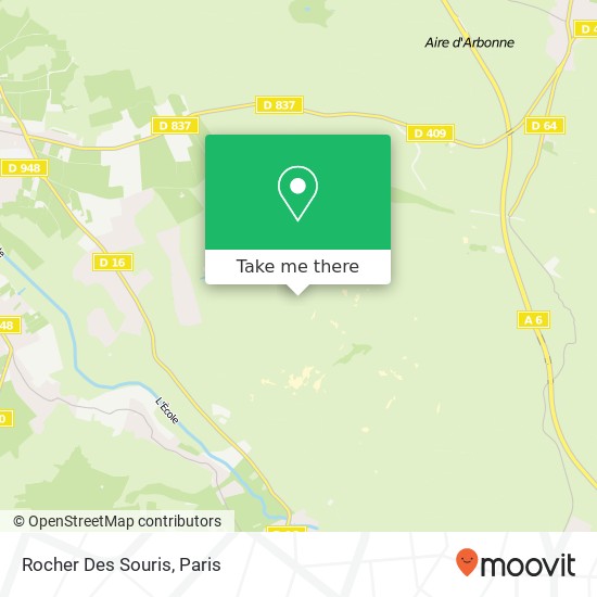 Rocher Des Souris map