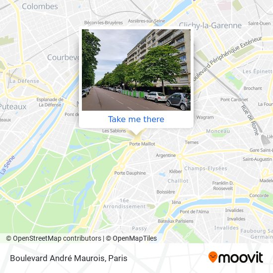 Mapa Boulevard André Maurois