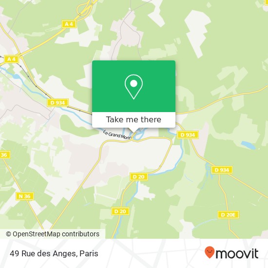 Mapa 49 Rue des Anges