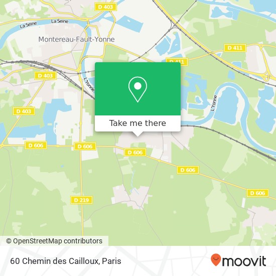 Mapa 60 Chemin des Cailloux