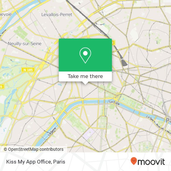 Kiss My App Office map