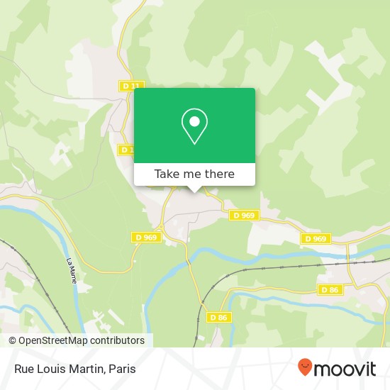 Rue Louis Martin map