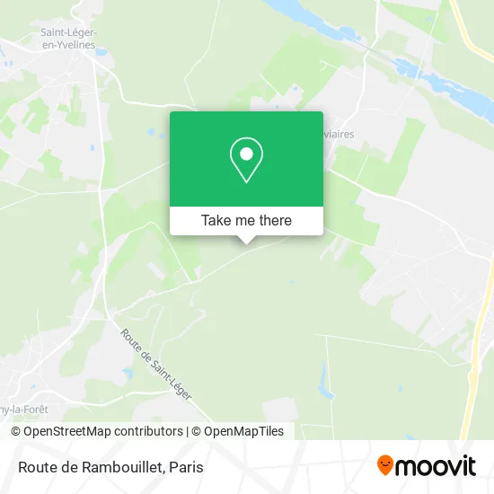 Route de Rambouillet map