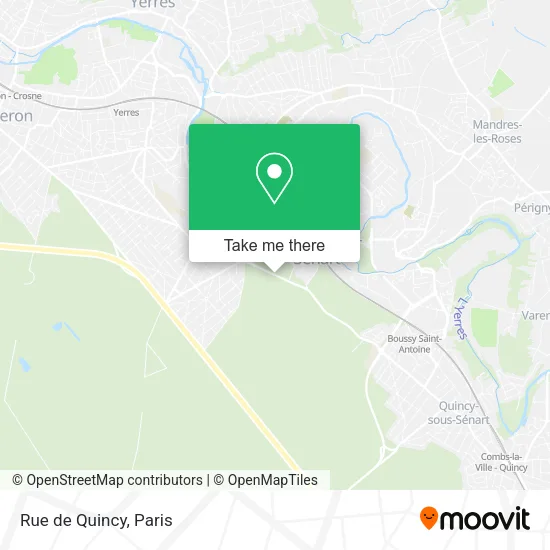 Rue de Quincy map