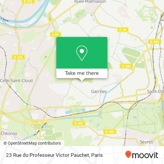 23 Rue du Professeur Victor Pauchet map