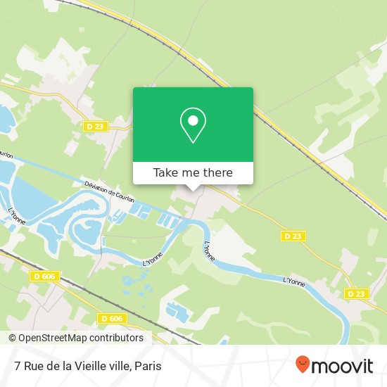 Mapa 7 Rue de la Vieille ville