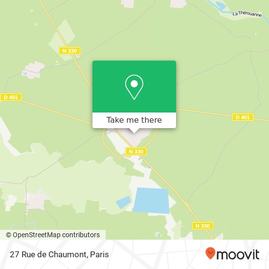Mapa 27 Rue de Chaumont