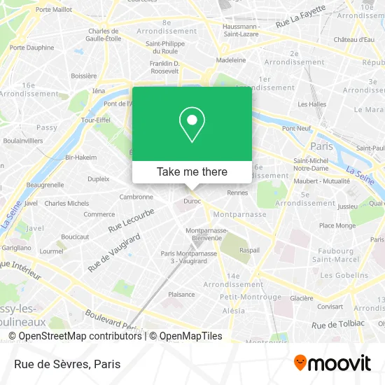 Rue de Sèvres map