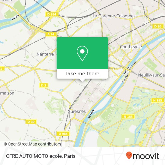 Mapa CFRE AUTO MOTO ecole