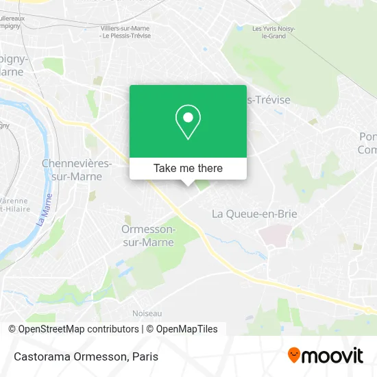 Castorama Ormesson map