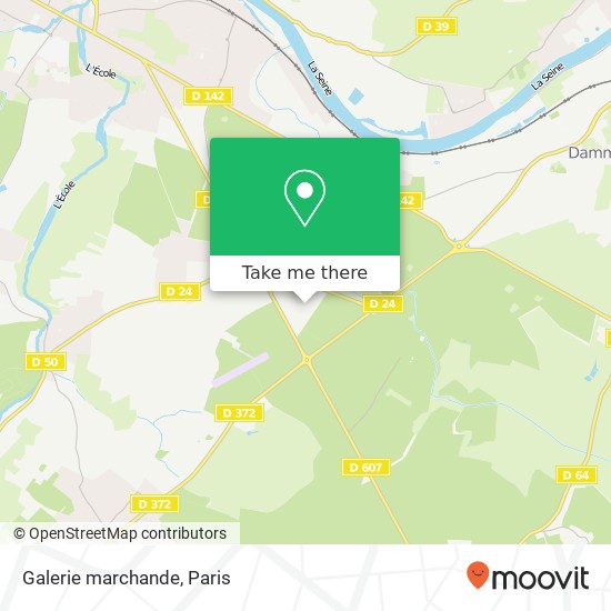 Galerie marchande map