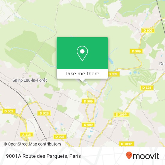 9001A Route des Parquets map