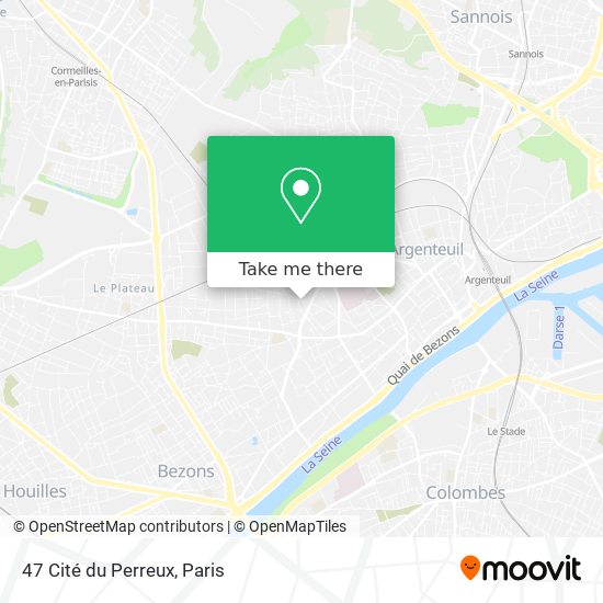 Mapa 47 Cité du Perreux