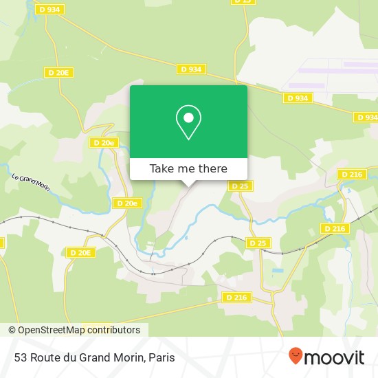 53 Route du Grand Morin map