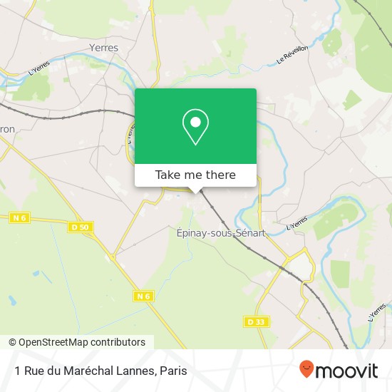 Mapa 1 Rue du Maréchal Lannes