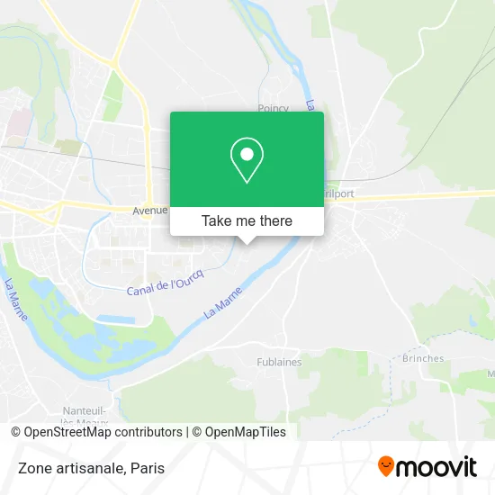 Zone artisanale map