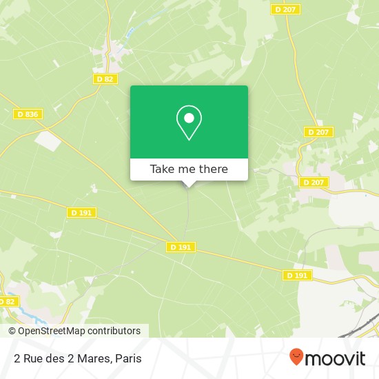 2 Rue des 2 Mares map