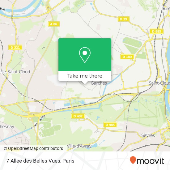 7 Allée des Belles Vues map