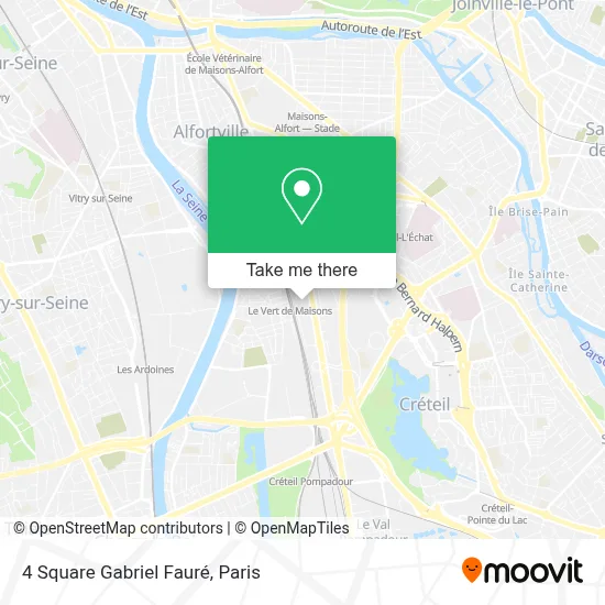 4 Square Gabriel Fauré map