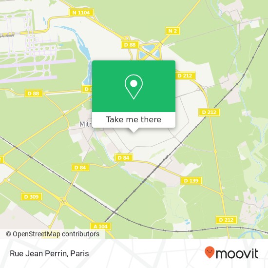 Rue Jean Perrin map
