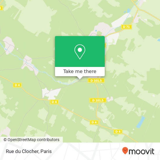 Rue du Clocher map