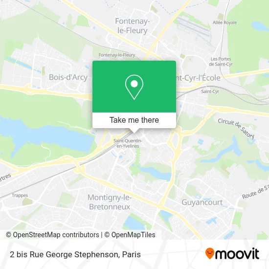 2 bis Rue George Stephenson map
