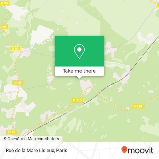 Mapa Rue de la Mare Lisieux