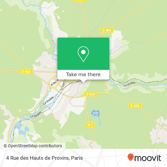 4 Rue des Hauts de Provins map