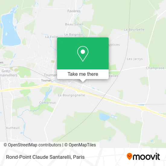 Rond-Point Claude Santarelli map