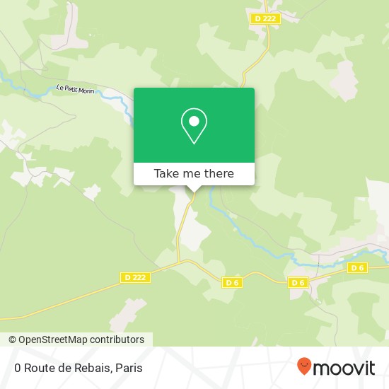 Mapa 0 Route de Rebais