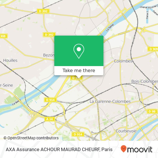 AXA Assurance ACHOUR MAURAD CHEURF map