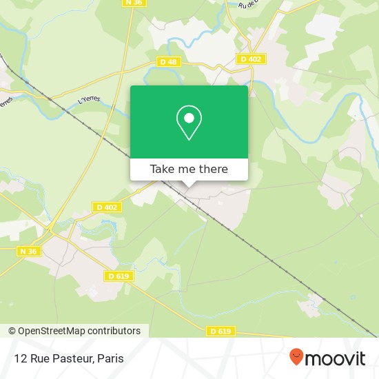 Mapa 12 Rue Pasteur