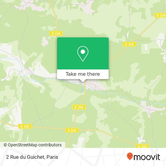 Mapa 2 Rue du Guichet