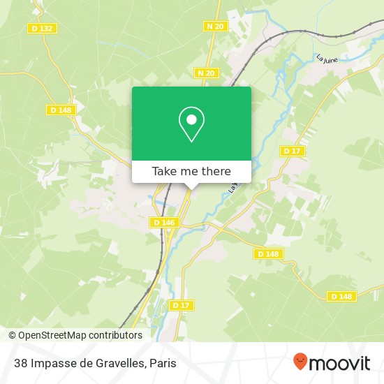 38 Impasse de Gravelles map