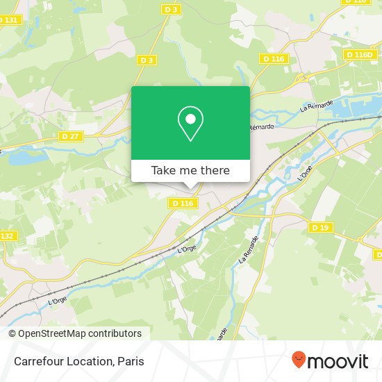 Carrefour Location map