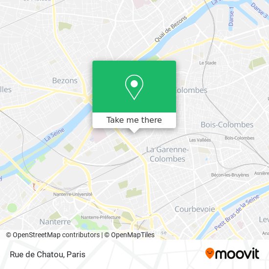 Mapa Rue de Chatou
