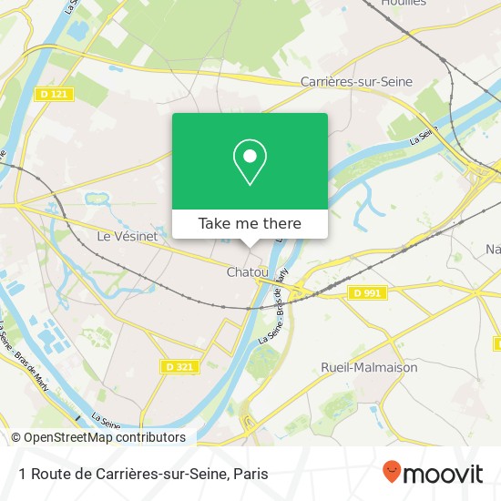 1 Route de Carrières-sur-Seine map